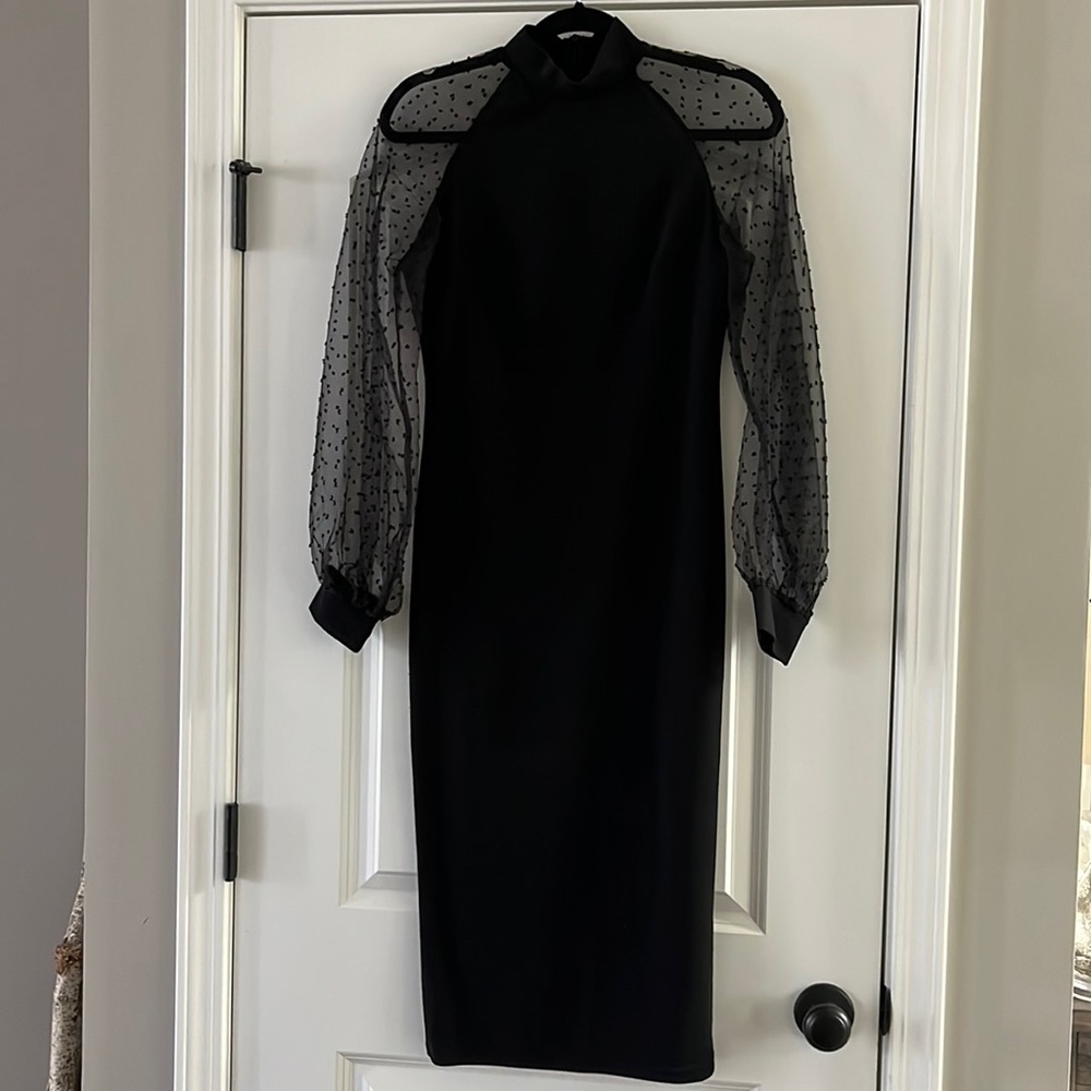 Women’s Black wedding guest dress, worn only one time